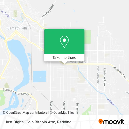 Just Digital Coin Bitcoin Atm map