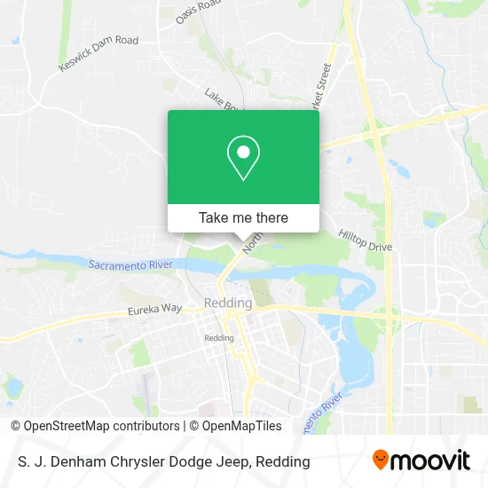 S. J. Denham Chrysler Dodge Jeep map