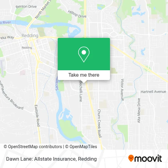 Dawn Lane: Allstate Insurance map