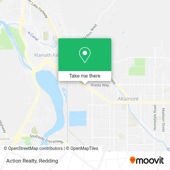 Action Realty map
