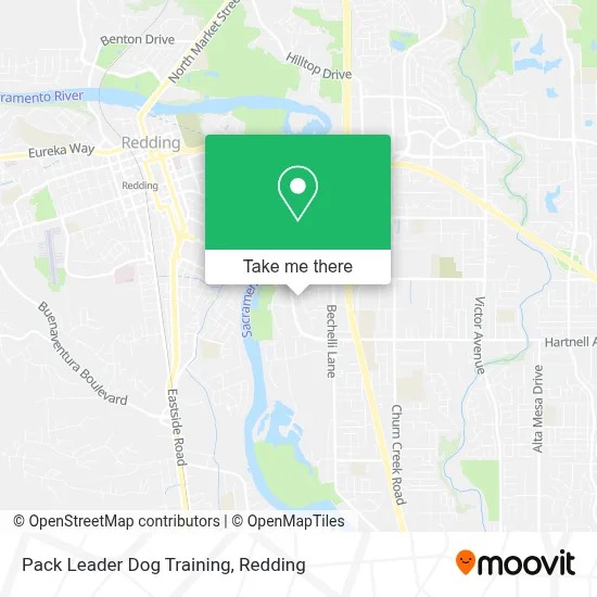 Pack Leader Dog Training map