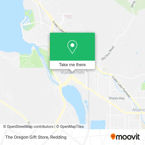 The Oregon Gift Store map