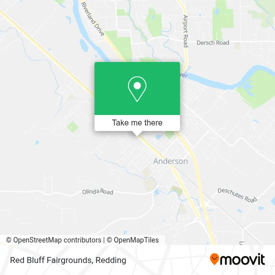 Red Bluff Fairgrounds map