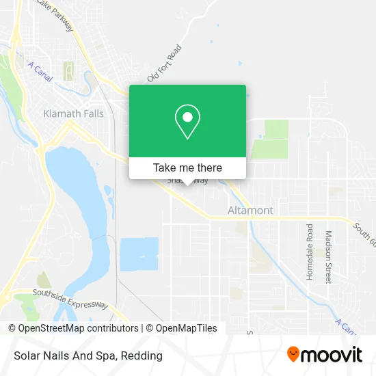 Solar Nails And Spa map