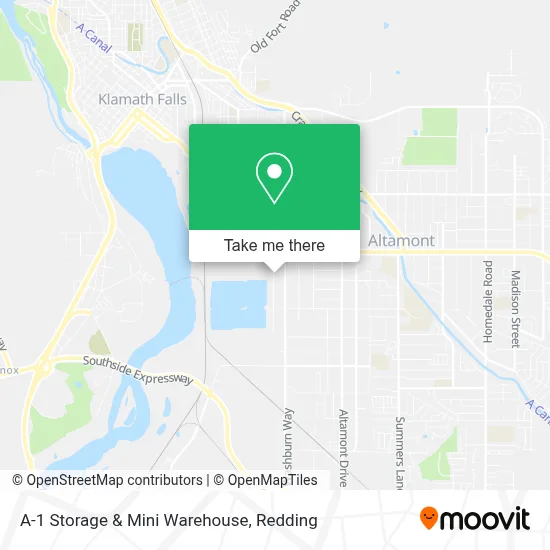 A-1 Storage & Mini Warehouse map