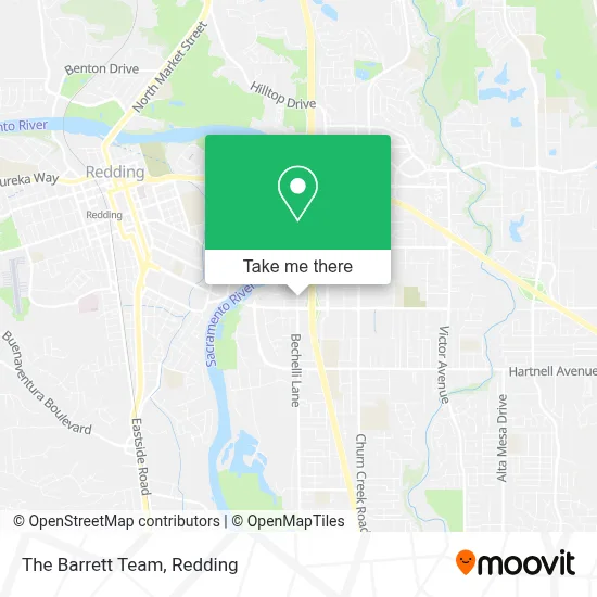 The Barrett Team map