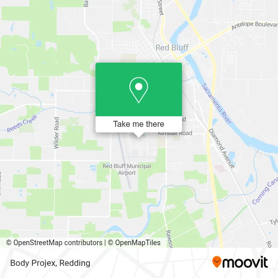 Body Projex map