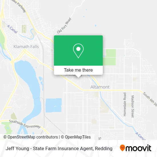 Jeff Young - State Farm Insurance Agent map