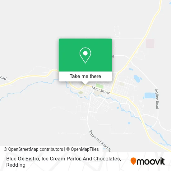 Blue Ox Bistro, Ice Cream Parlor, And Chocolates map
