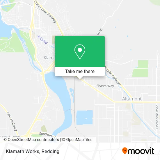 Klamath Works map