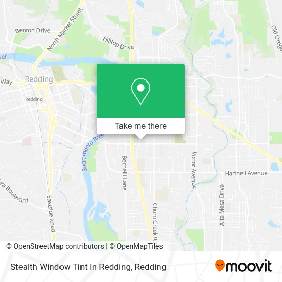 Stealth Window Tint In Redding map