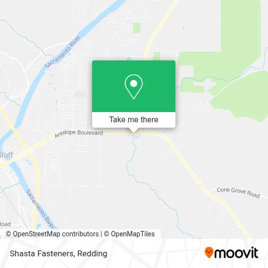 Shasta Fasteners map