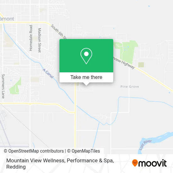 Mountain View Wellness, Performance & Spa map