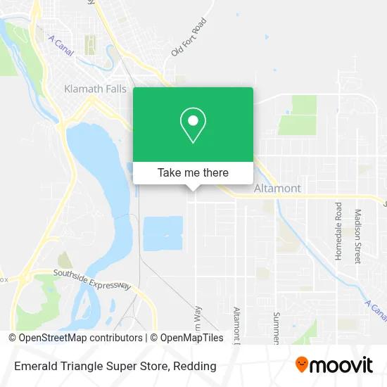 Emerald Triangle Super Store map