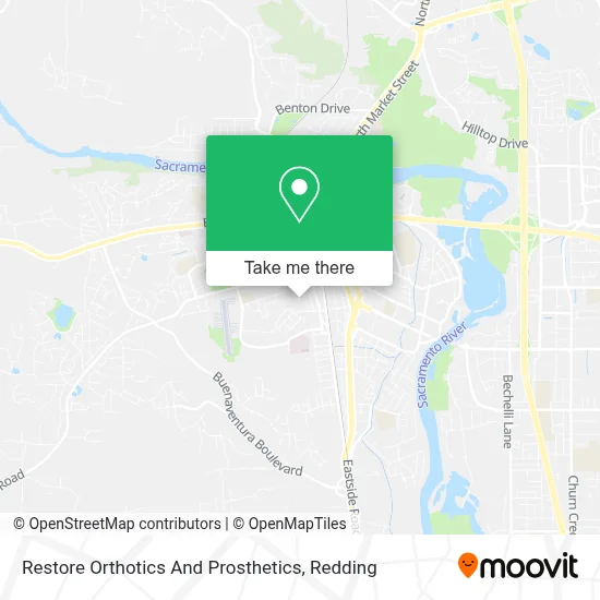 Restore Orthotics And Prosthetics map