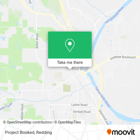 Project Booked map