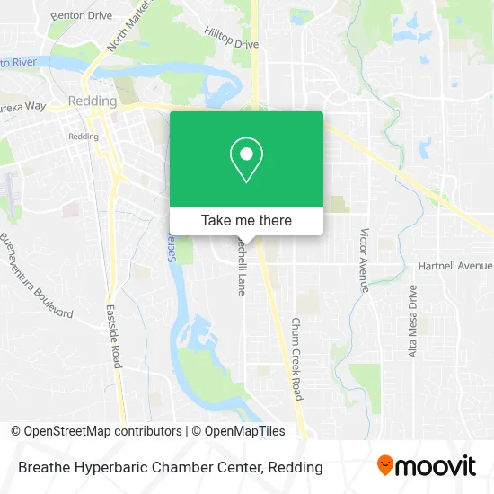 Breathe Hyperbaric Chamber Center map