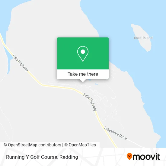 Running Y Golf Course map