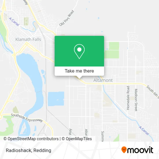 Radioshack map
