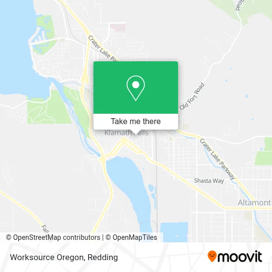 Worksource Oregon map