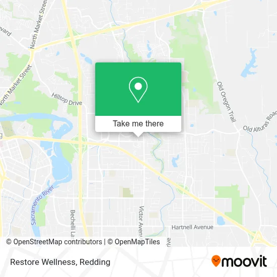 Restore Wellness map