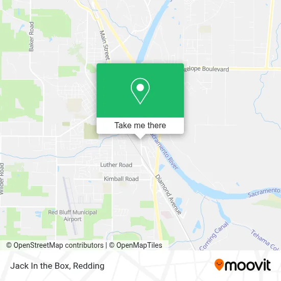 Jack In the Box map