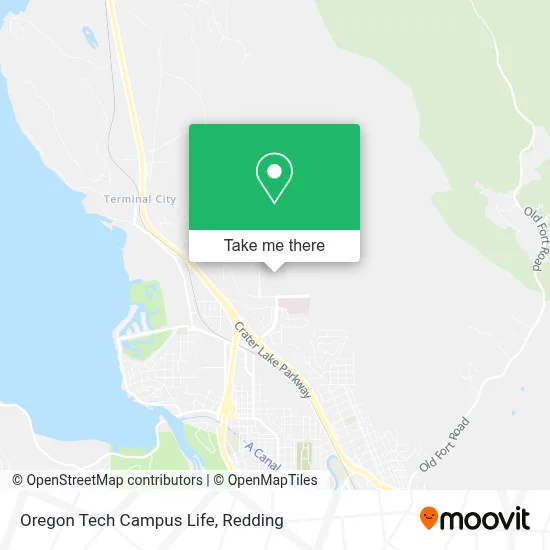 Oregon Tech Campus Life map