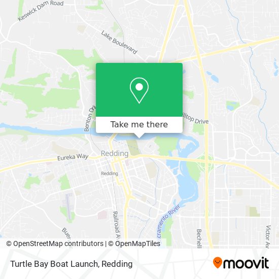 Mapa de Turtle Bay Boat Launch