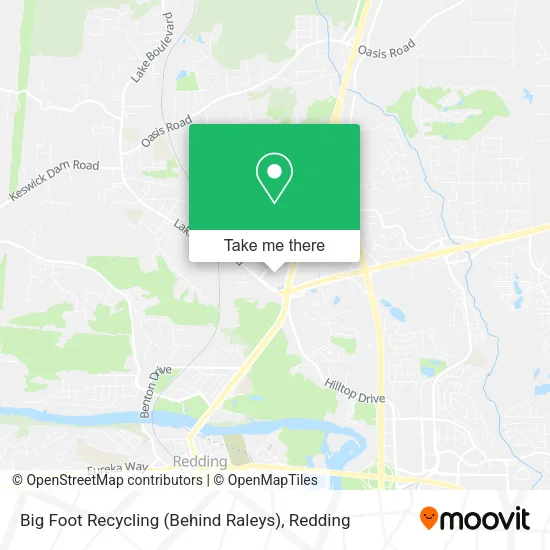 Mapa de Big Foot Recycling (Behind Raleys)