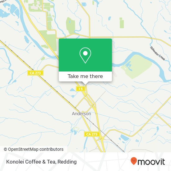 Mapa de Konolei Coffee & Tea, 2780 North St Anderson, CA 96007