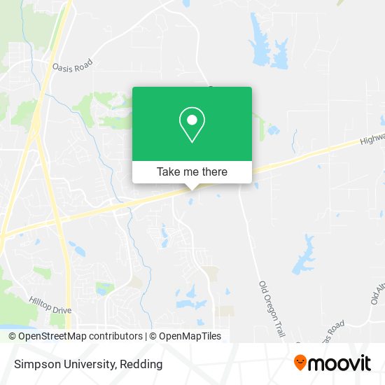 Simpson University map