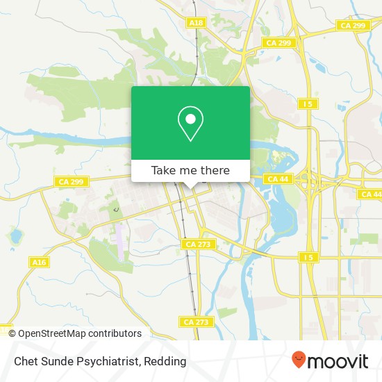 Chet Sunde Psychiatrist map