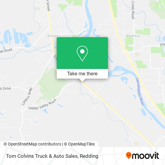 Tom Colvins Truck & Auto Sales map