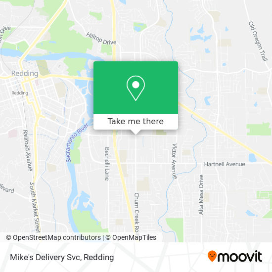 Mike's Delivery Svc map