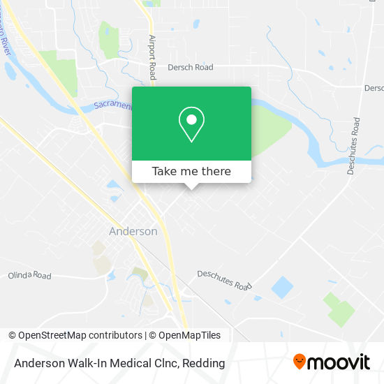 Mapa de Anderson Walk-In Medical Clnc