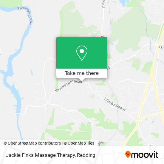 Jackie Finks Massage Therapy map