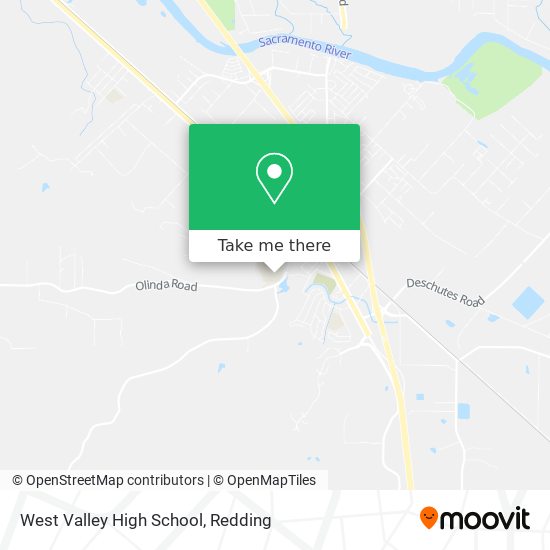 Mapa de West Valley High School