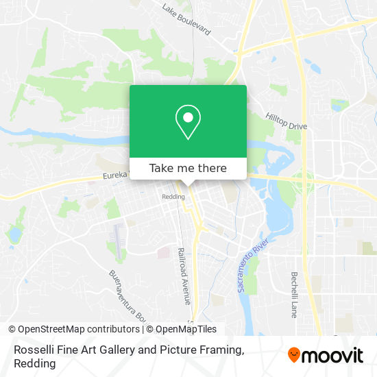 Rosselli Fine Art Gallery and Picture Framing map