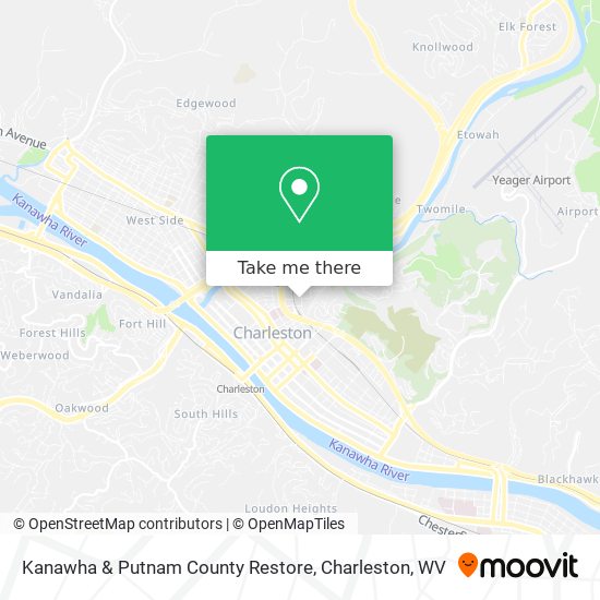 Kanawha & Putnam County Restore map