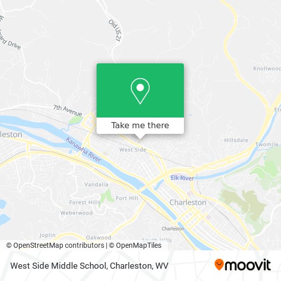 Mapa de West Side Middle School