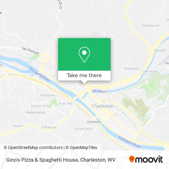 Mapa de Gino's Pizza & Spaghetti House