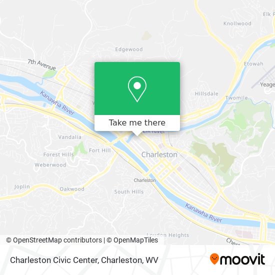 Charleston Civic Center map