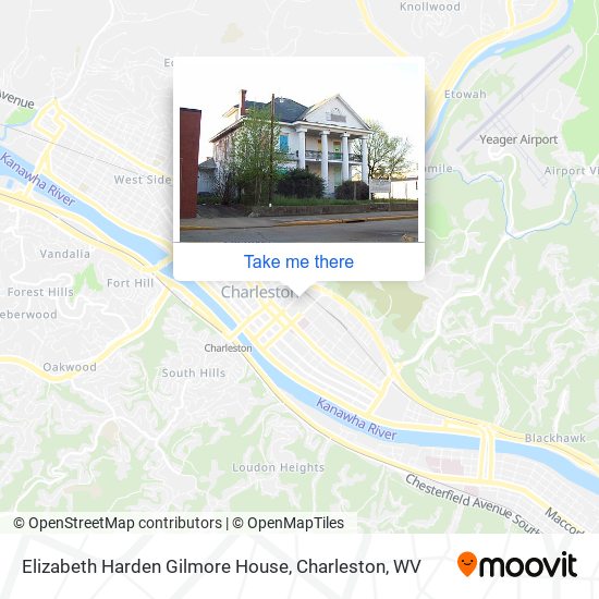 Mapa de Elizabeth Harden Gilmore House
