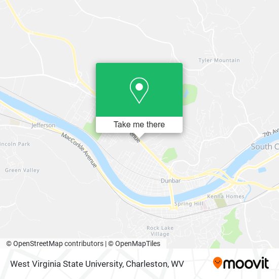 West Virginia State University map
