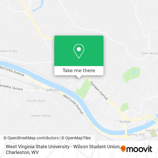 West Virginia State University - Wilson Student Union map