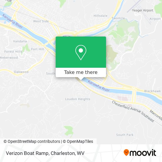 Verizon Boat Ramp map