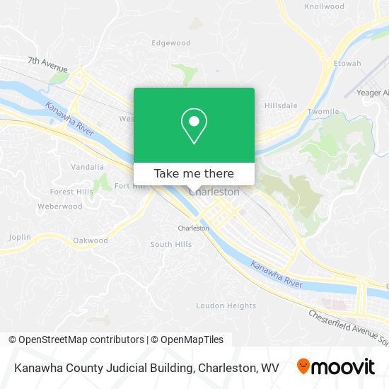 Kanawha County Judicial Building map