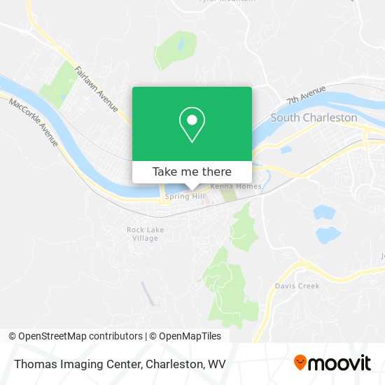 Thomas Imaging Center map