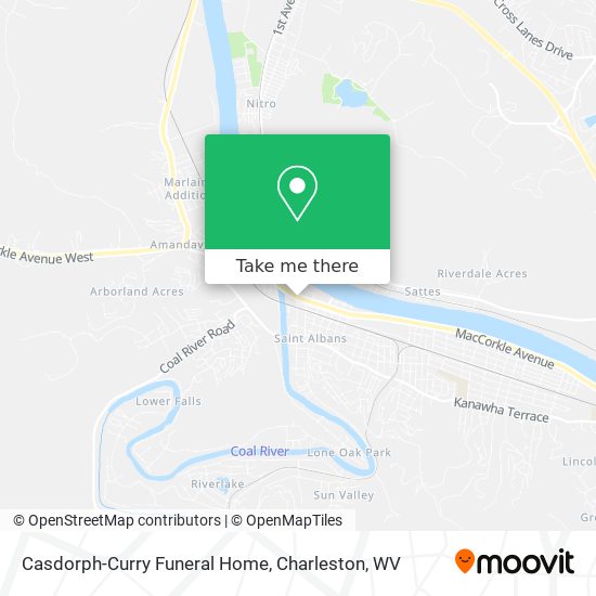 Casdorph-Curry Funeral Home map