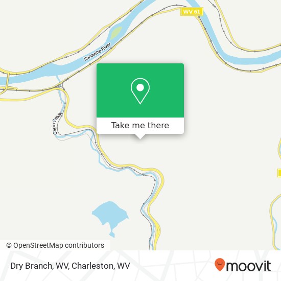 Mapa de Dry Branch, WV